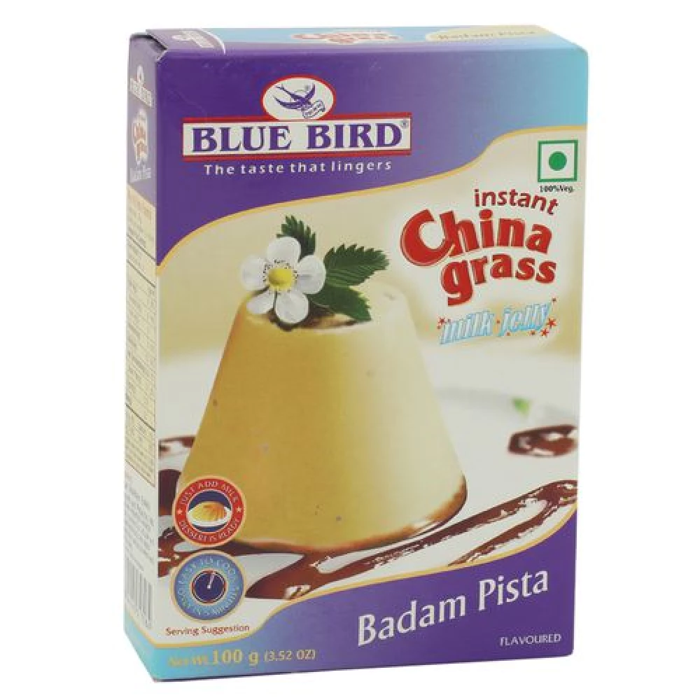 Blue Bird Instant China Grass- Badam Pista Blue Bird Instant China Grass- Badam Pista--110 g Box