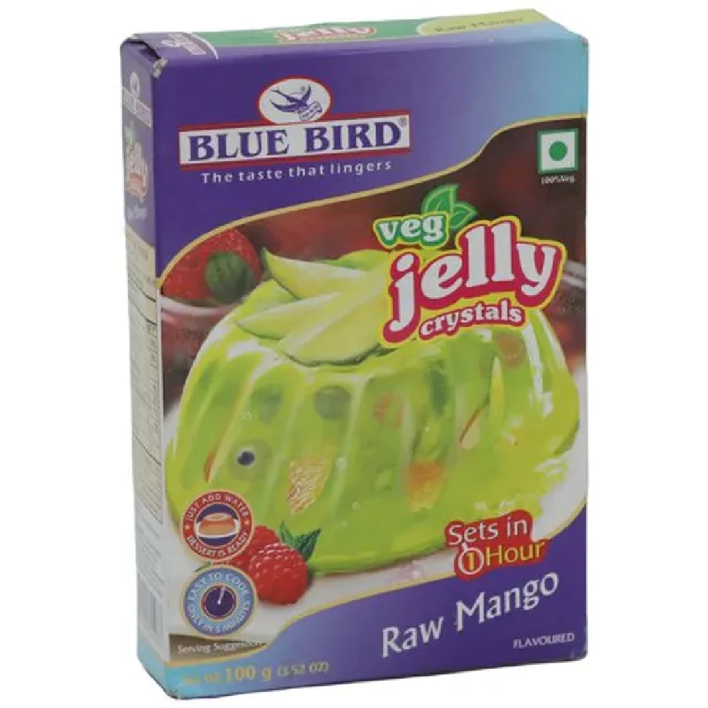 Blue Bird Jelly Crystals - Blackcurrant, 100% Veg Blue Bird Jelly Crystals - Blackcurrant, 100% Veg--100 g Carton