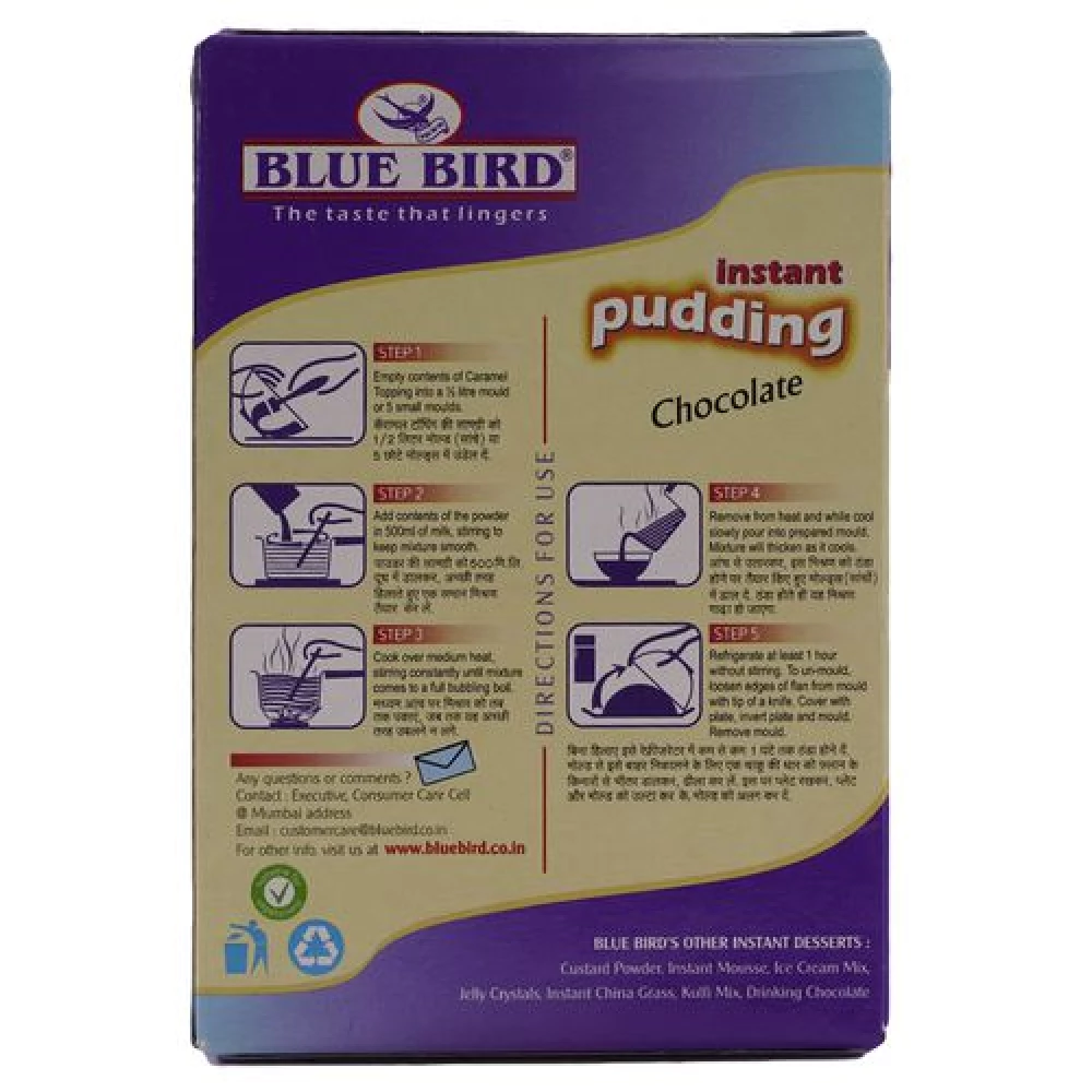 Blue Bird Pudding - Mix Chocolate - Image 2