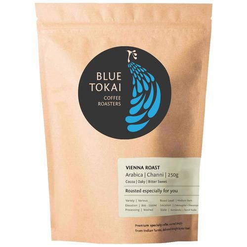 Blue Tokai Coffee Roasters - Dark Vienna Roast Blue Tokai Coffee Roasters - Dark Vienna Roast--250 g Pouch