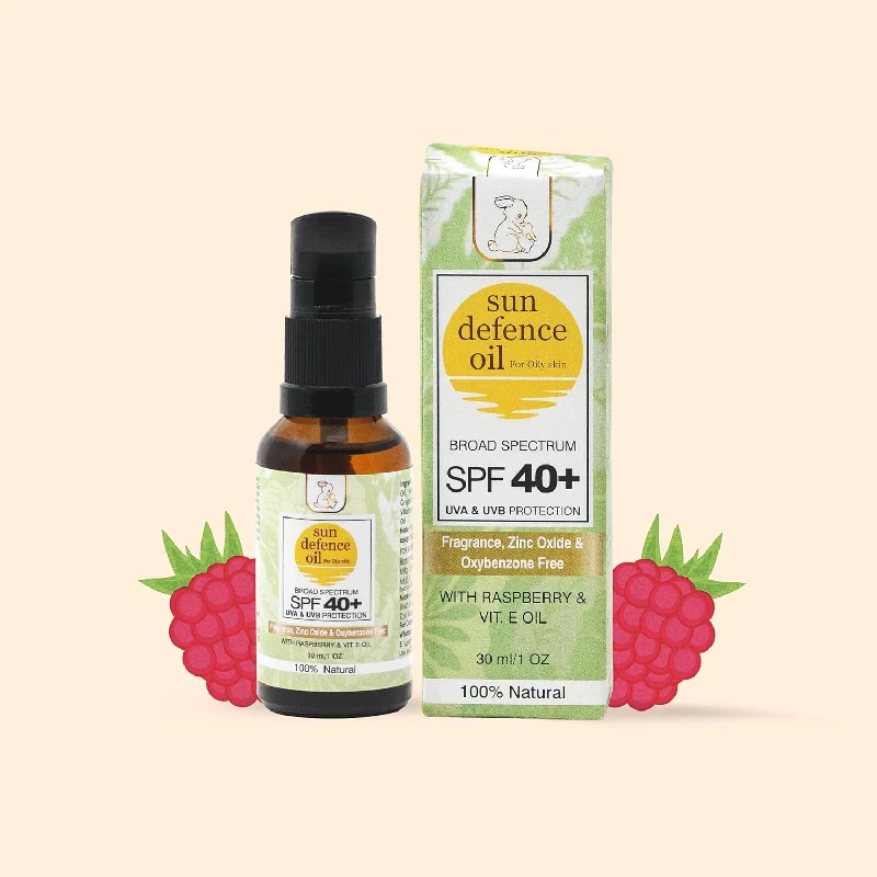 Blush Bunny Organies Sun Defense Oil For Oily Skin With Red Raspberry Oil - Image 3