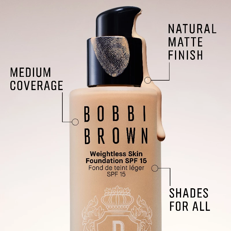 Bobbi Brown Weightless Skin Natural Matte Finish Foundation SPF 15 - Image 5