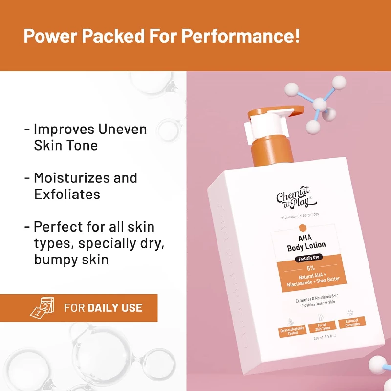 Chemist at Play Body Lotion with Niacinamide, Shea Butter, Moisturizer - Image 2