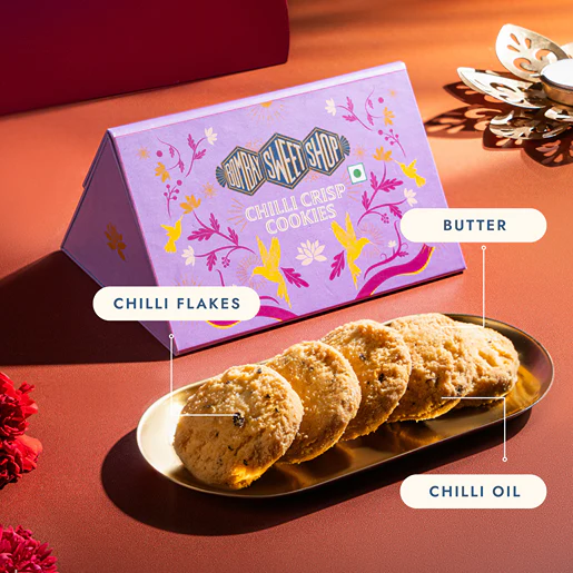 Bombay Sweet Shop Chilli Crisp Cookies Bombay Sweet Shop Chilli Crisp Cookies-Pack Size-200 g