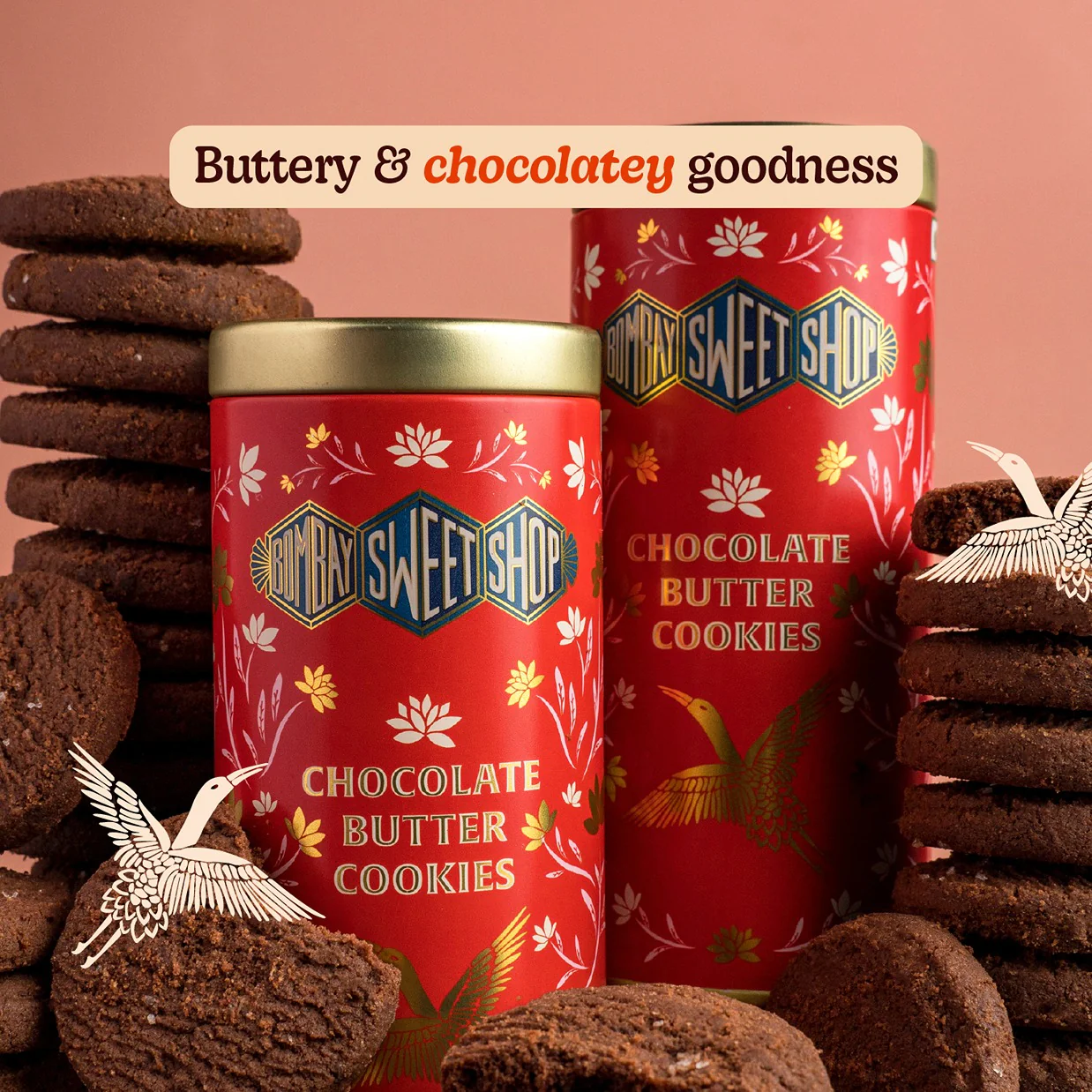 Bombay Sweet Shop Chocolate Butter Cookies - Image 2
