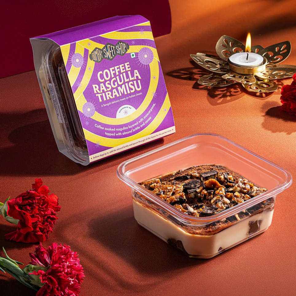 Bombay Sweet Shop Coffee Rasgulla Tiramisu Bombay Sweet Shop Coffee Rasgulla Tiramisu-Pack Size-200 g