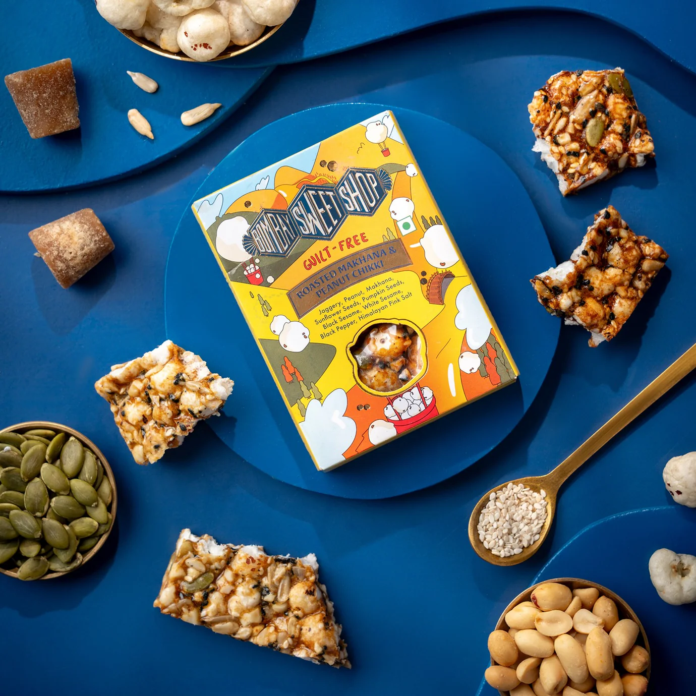 Bombay Sweet Shop Roasted Makhana & Peanut Chikki