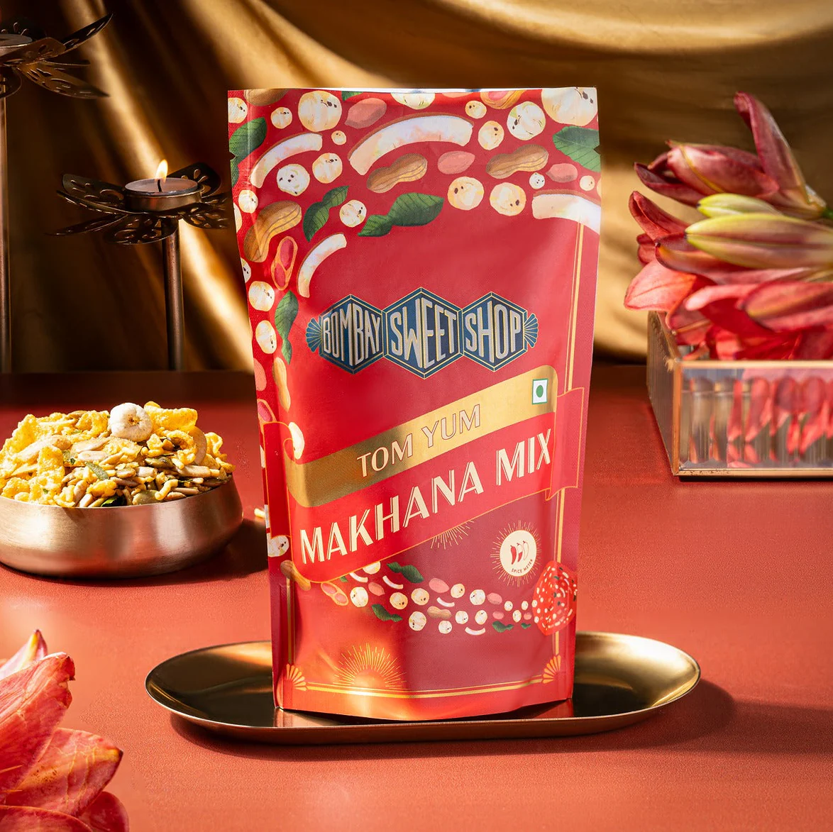 Bombay Sweet Shop Tom Yum Makhana Mix Bombay Sweet Shop Tom Yum Makhana Mix-Pack Size-60 g