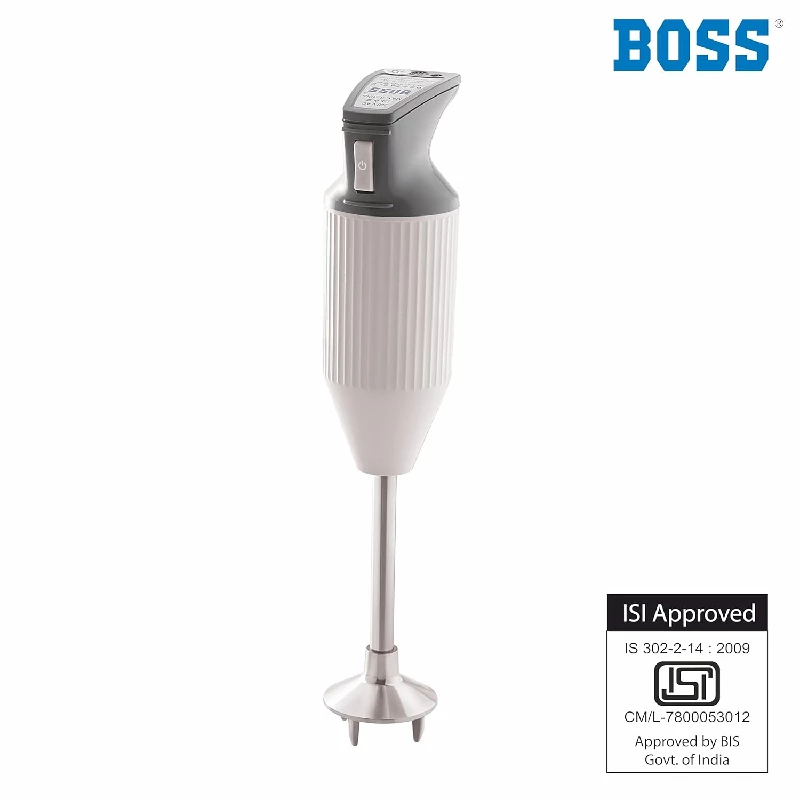 Boss Portable 125 Watts Hand Blender-Grey - Image 3