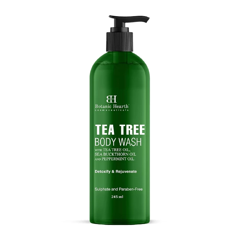 Botanic Hearth Tea Tree Body Wash with Sea Buckthorn Oil and Peppermint Oil Botanic Hearth Tea Tree Body Wash with Sea Buckthorn Oil and Peppermint Oil-Pack Size-245 ml