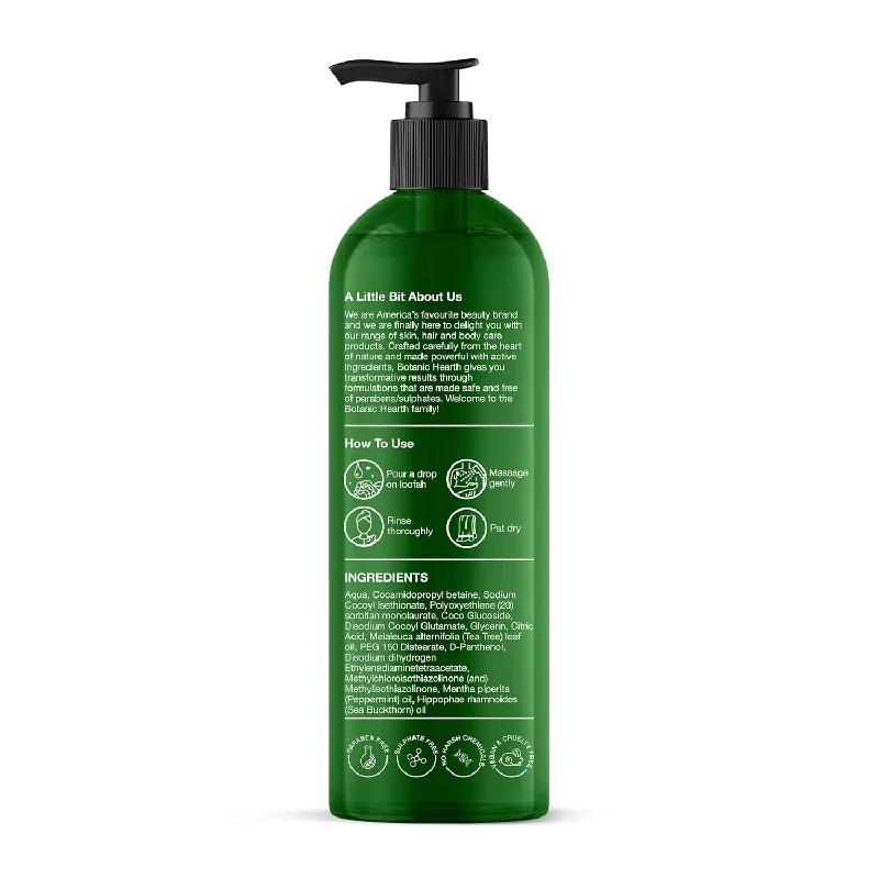Botanic Hearth Tea Tree Body Wash with Sea Buckthorn Oil and Peppermint Oil - Image 7
