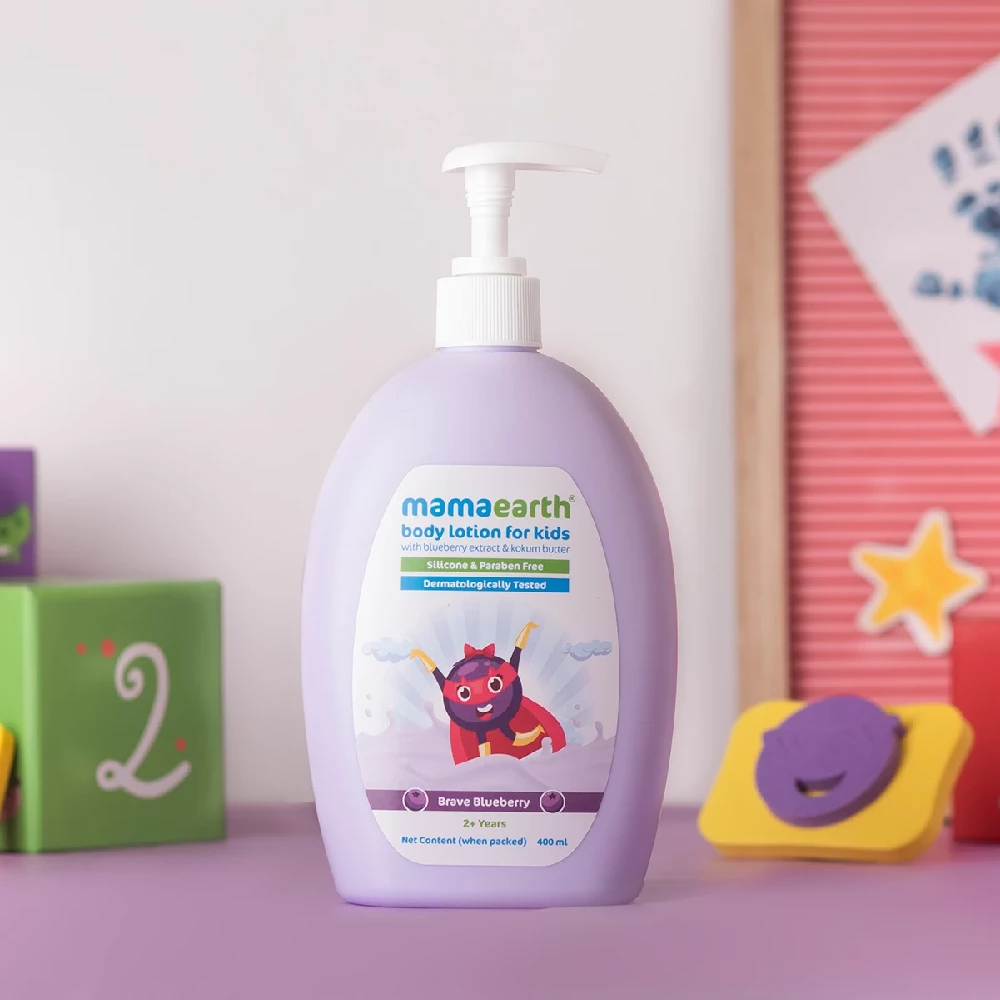 Brave Blueberry Body Lotion For Kids with Blueberry and Kokum Butter - Image 2