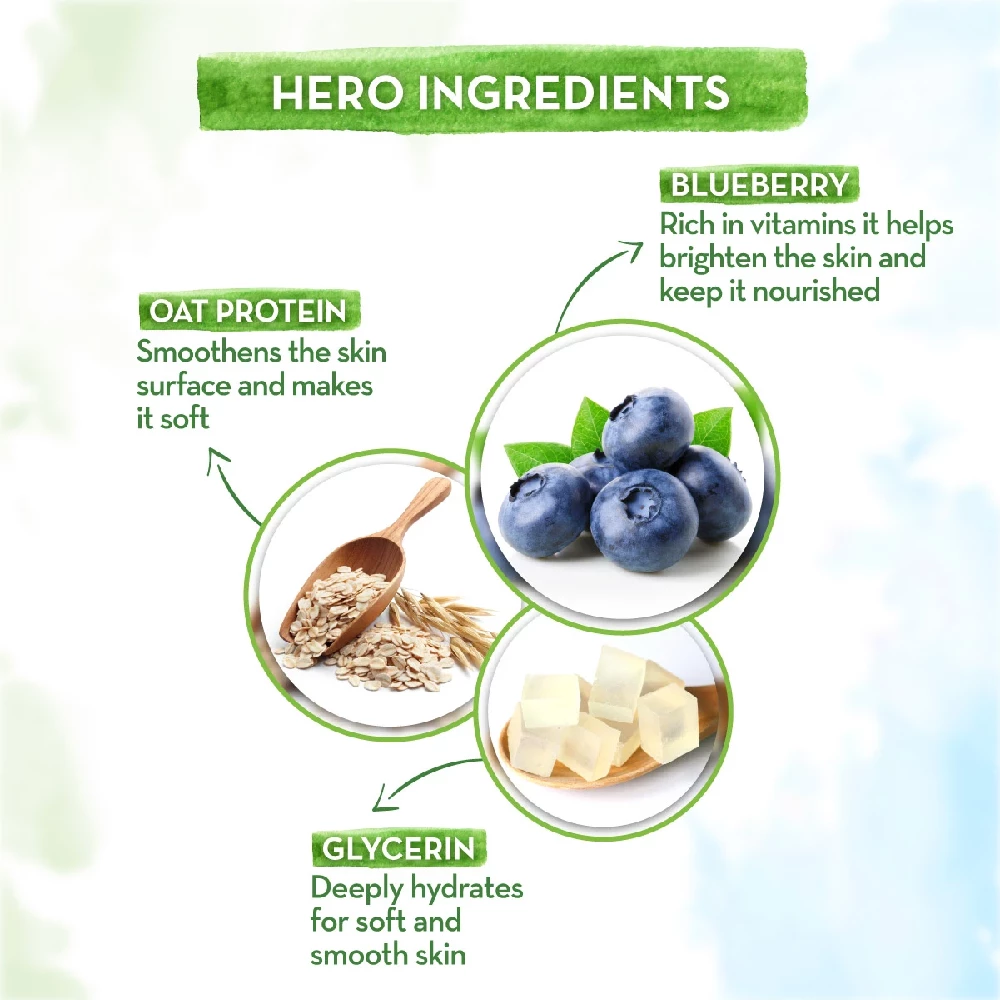 Brave Blueberry Body Wash For Kids with Blueberry and Oat Protein - Image 3