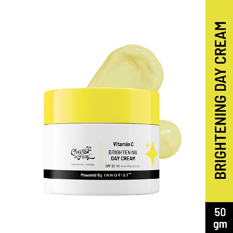 Chemist at Play Brightening Day Cream Vitamin C & Ceramide SPF Face Moisturizer Chemist at Play Brightening Day Cream Vitamin C & Ceramide SPF Face Moisturizer-Pack Size-50 g