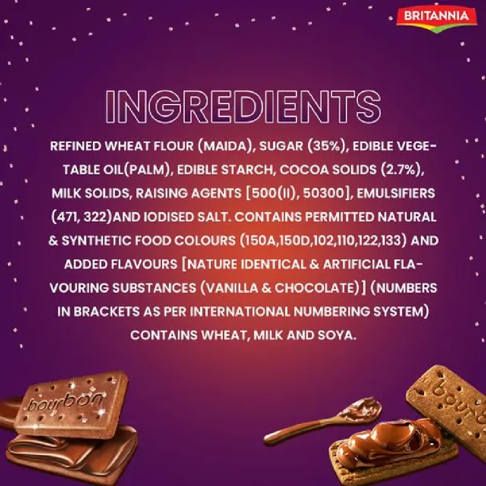 Britannia Bourbon - The Original Choco Creme Sandwich Biscuit - Image 3
