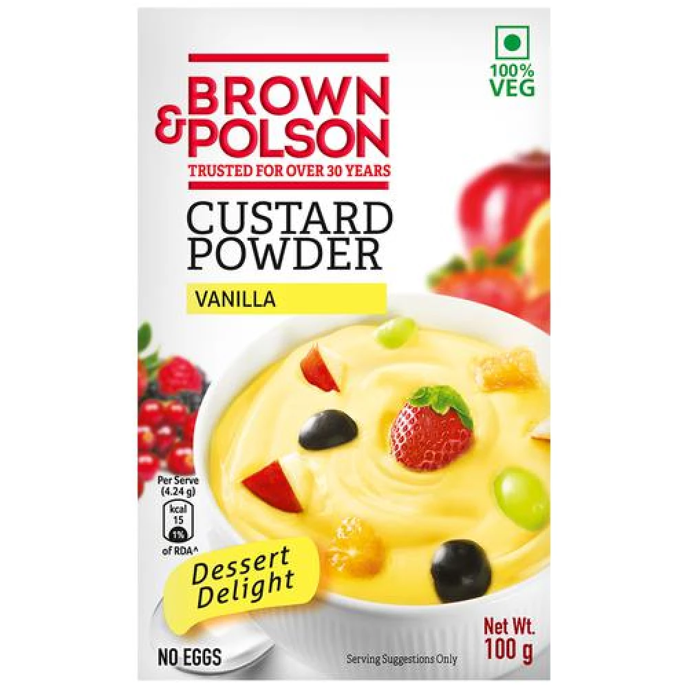 Brown & Polson Custard Powder - Vanilla flavour - Image 2