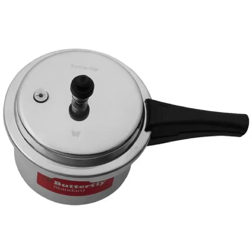 Butterfly Aluminium Outer Lid Pressure Cooker - Induction Base - Image 2
