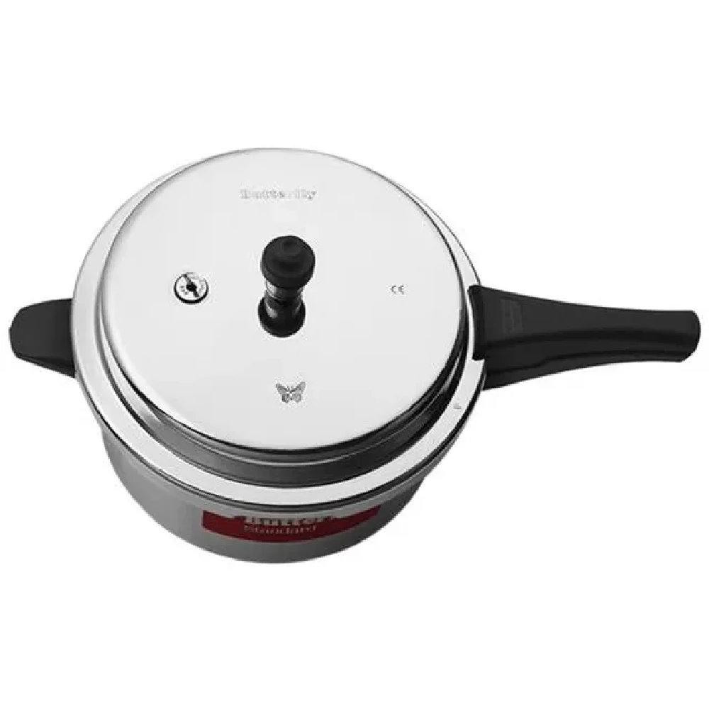Butterfly Standard Aluminium Outer Lid Pressure Cooker - Induction Base - Image 2