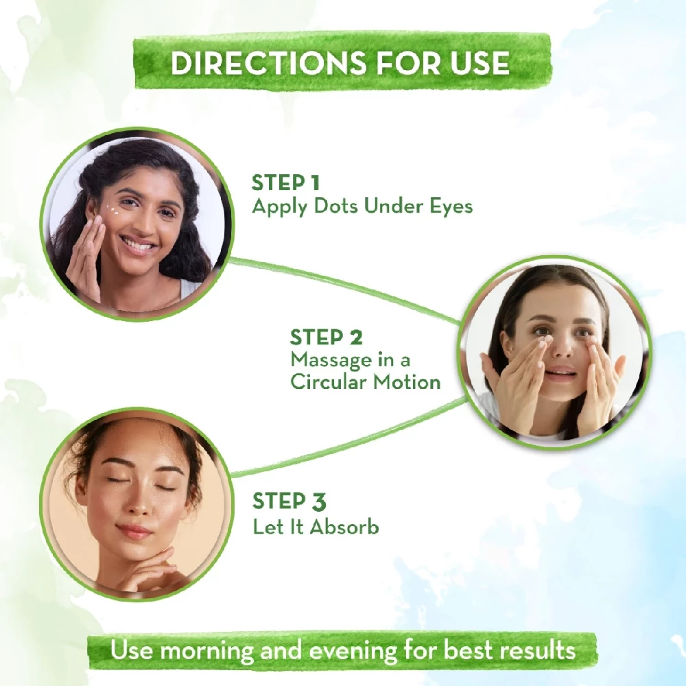 Bye Bye Dark Circles Eye Cream with Cucumber and Peptides for Dark Circles - Image 5