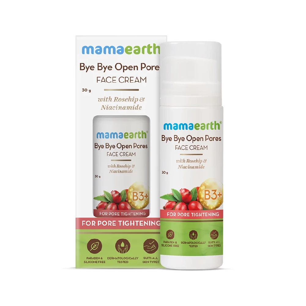 Bye Bye Open Pores Face Cream with Rosehip & Niacinamide For Pore Tightening - Image 2