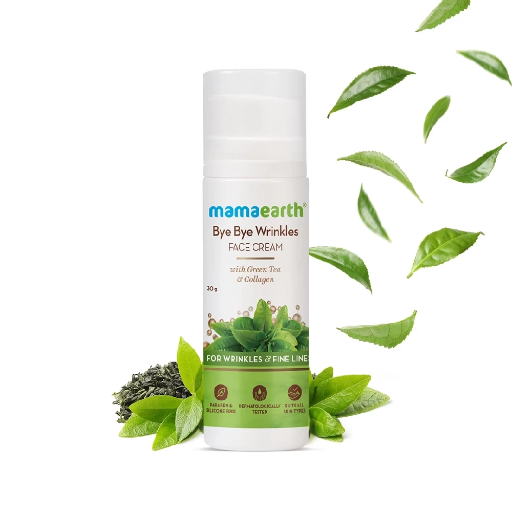 Bye Bye Wrinkles Face Cream with Green Tea & Collagen for Wrinkles & Fine Lines - Image 1