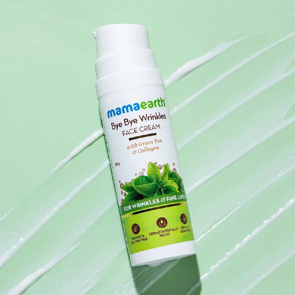 Bye Bye Wrinkles Face Cream with Green Tea & Collagen for Wrinkles & Fine Lines - Image 2