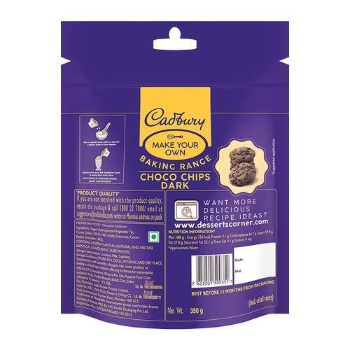 Cadbury Baking Range - Choco Chips Dark - Image 3