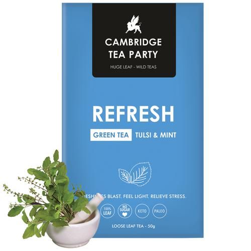 Cambridge Tea Party Refresh Tulsi Mint Green Tea