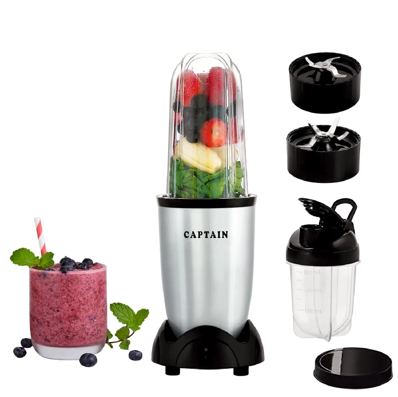 Captain 500 Watts Nutri Blender-2 Jars & 2 Blades Captain 500 Watts Nutri Blender-2 Jars & 2 Blades-Pack Size-1860 g