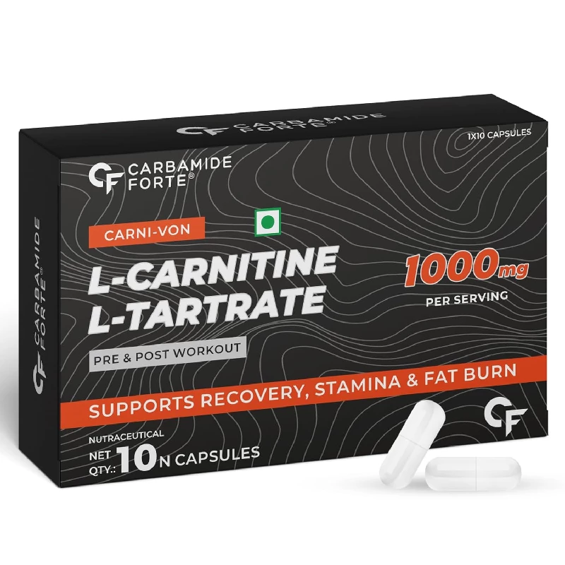 Carbamide Forte L-Carnitine L-Tartrate 1000mg Capsules for Men & Women
