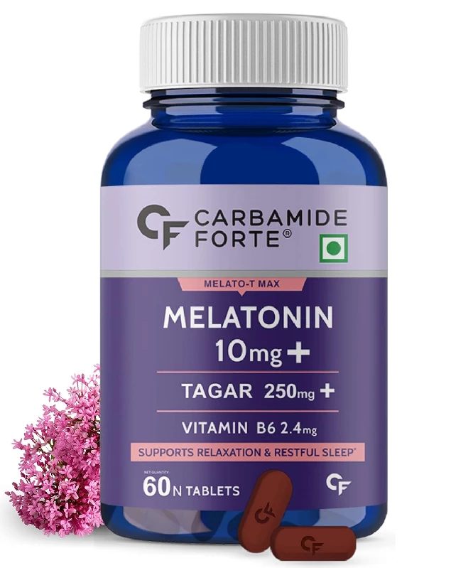 Carbamide Forte Melatonin 10mg With Tagar 250mg Sleeping Aid Pills