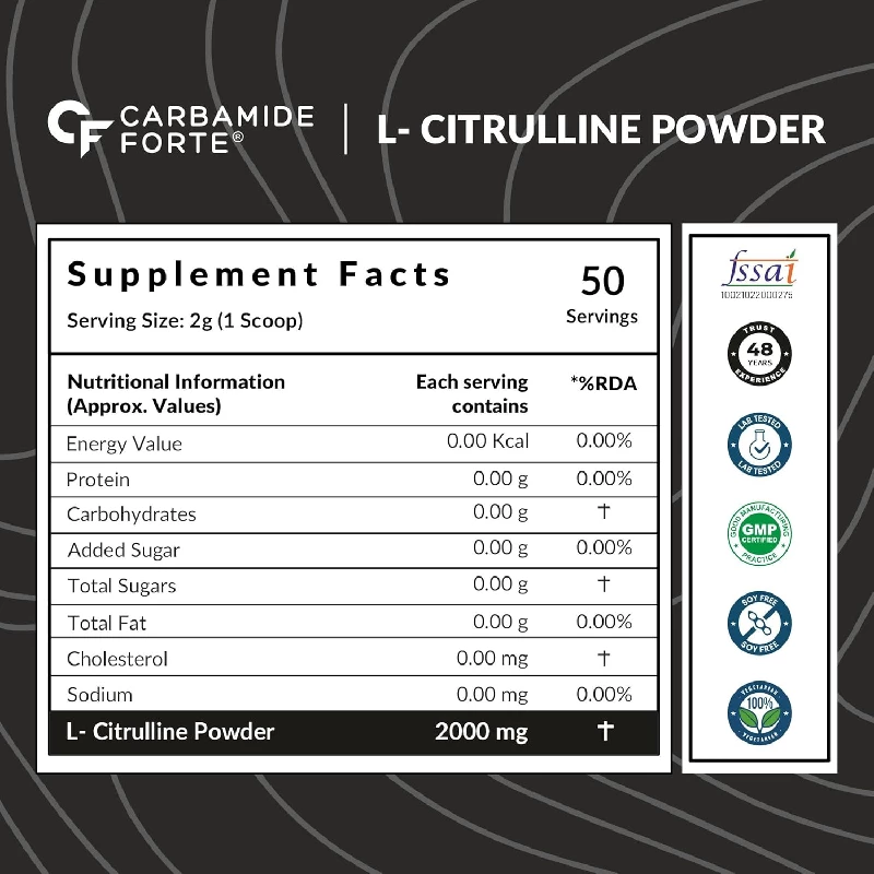 Carbamide Forte Micronised Creatine Monohydrate Powder - Unflavoured - 33 Servings & L Citrulline Powder 2000mg Pre Workout Supplements for Men & Women - Image 6