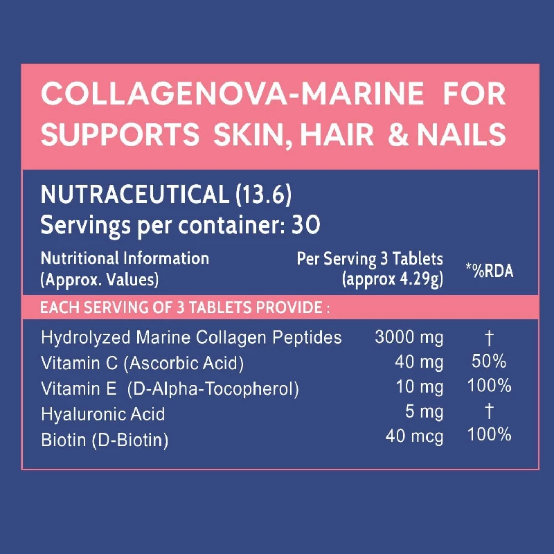 Carbamide Forte Multivitamin Tablets for Men and Women  & Forte Hydrolyzed Marine Collagen - Image 3