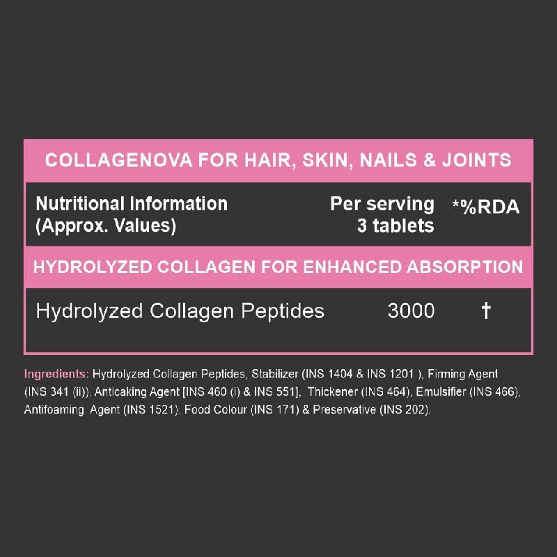 Carbamide Forte Multivitamin Tablets for Men and Women with Probiotics Supplement Tablets & Carbamide Forte Hydrolyzed Collagen Peptides- 180 Tablets - Image 6