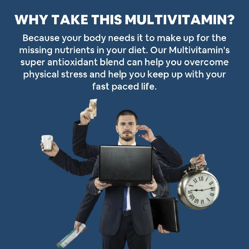 Carbamide Forte Multivitamin for Men with Probiotics Supplement Comprehensive Multivitamin Tablets for Men with Ginseng, Grape Seed Extract, Vitamin C, and Vitamin K2 MK7 - Image 6