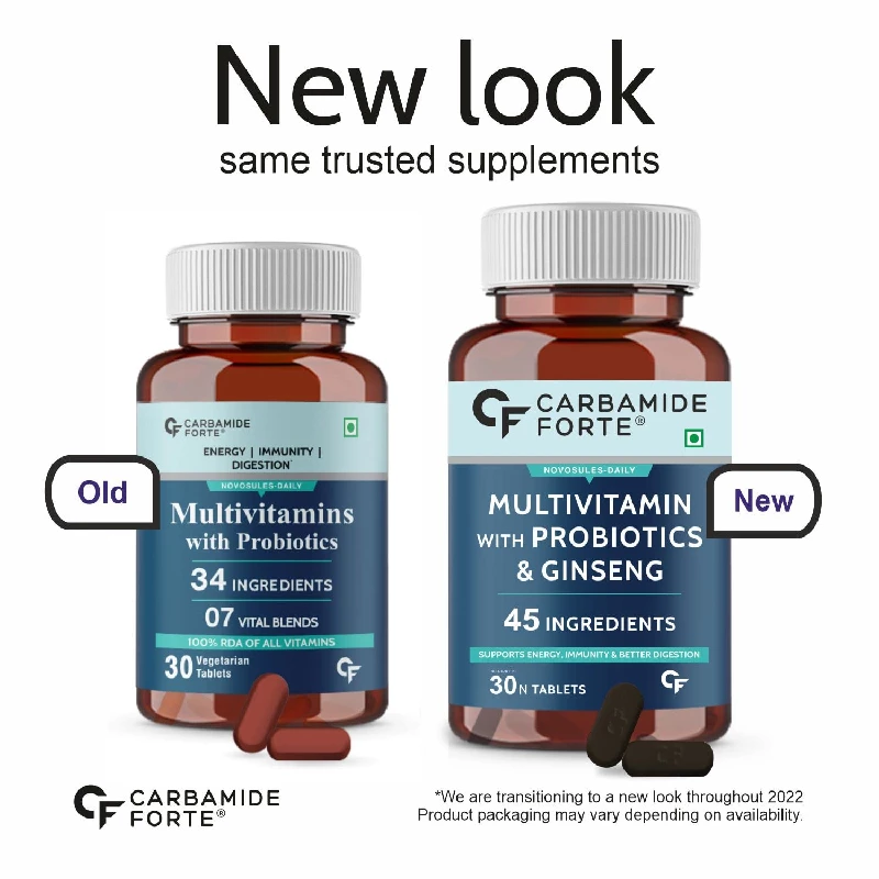 Carbamide Forte Multivitamin with Probiotics Supplement - Image 8