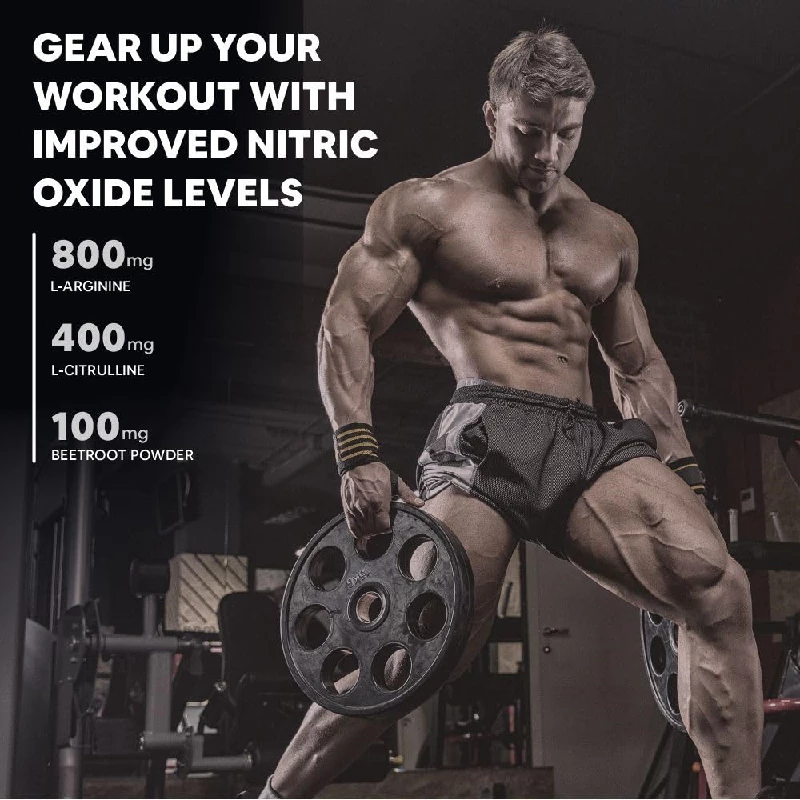 Carbamide Forte Nitric Oxide Supplement 1400mg with L-Arginine HCL, AAKG, L Citrulline Malate, Beet Root Extract & Caffeine - Image 3
