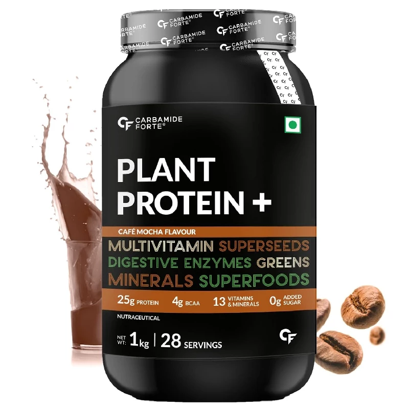 Carbamide Forte Plant Protein Powder Cafe Mocha Flavour
