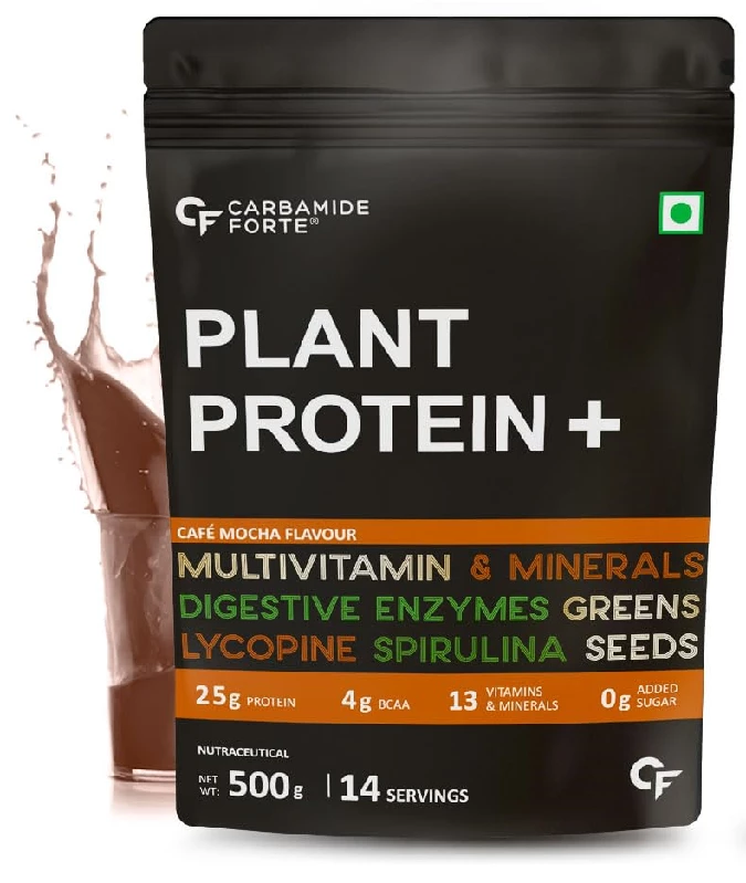Carbamide Forte Plant Protein Powder Cafe Mocha Flavour - Image 8