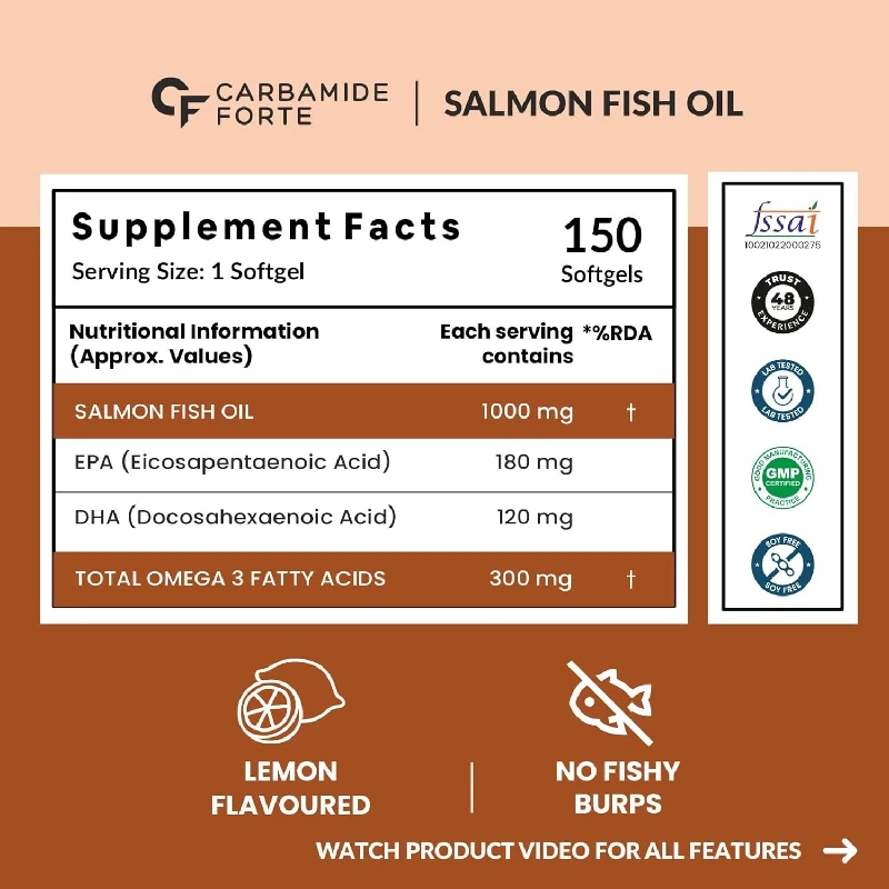 Carbamide Forte Salmon Fish Oil - Image 2