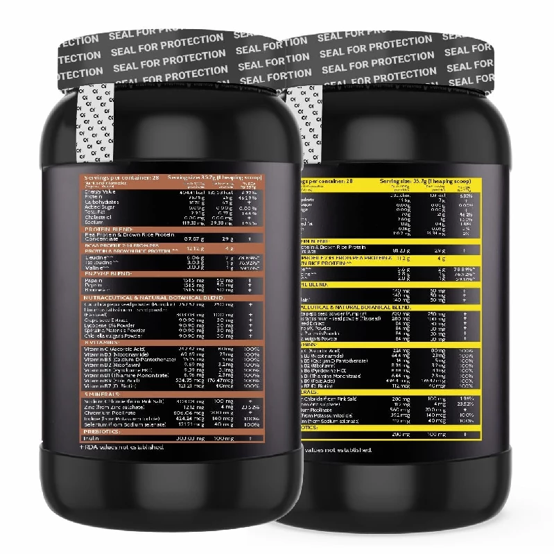 Carbamide Forte Vegan Protein Powder Belgian Chocolate & Mango Flavour - Image 2