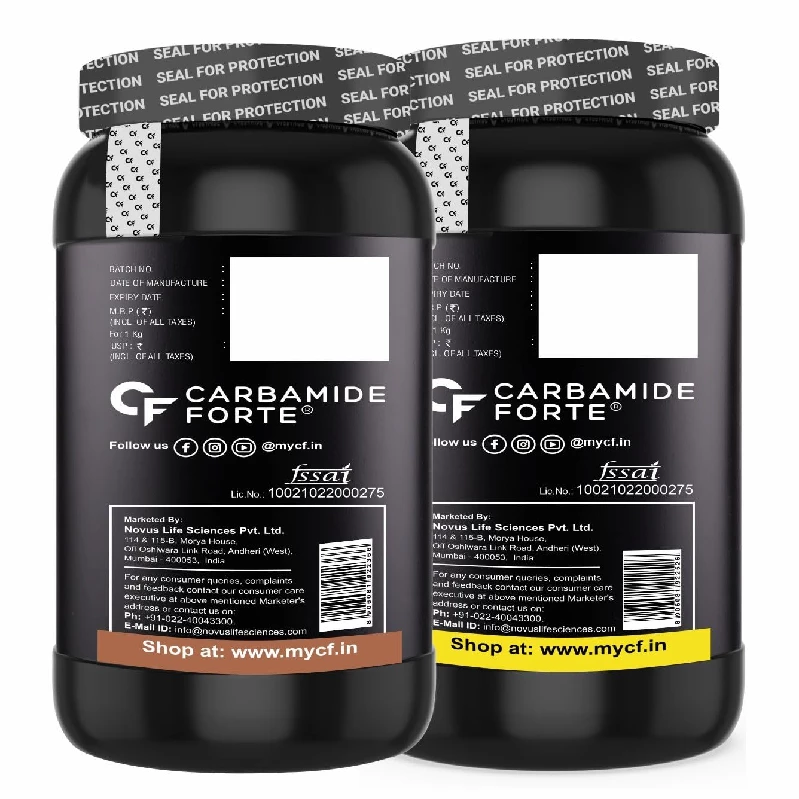 Carbamide Forte Vegan Protein Powder Belgian Chocolate & Mango Flavour - Image 3