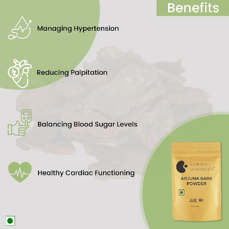 Carmel Organics Arjuna Bark Powder - Image 4