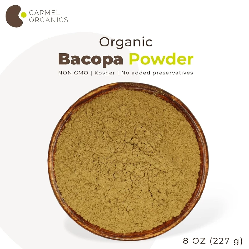 Carmel Organics Brahmi-Bacopa Monnieri Powder - Image 11