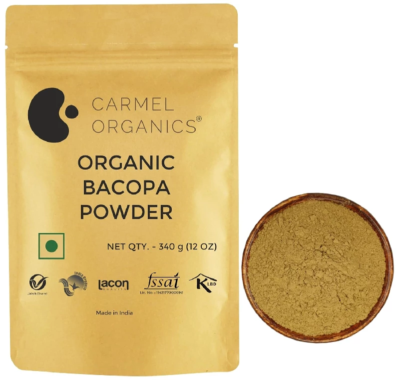 Carmel Organics Brahmi-Bacopa Monnieri Powder