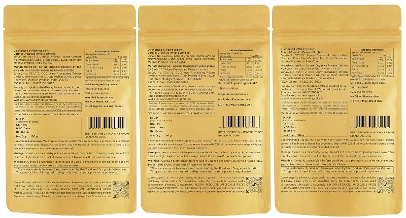Carmel Organics Combo of Ashwagandha Powder, Shatavari Powder and Mucuna Powder - Image 2