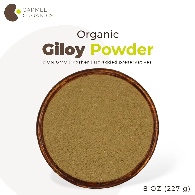 Carmel Organics Giloy-Guduchi-Gulvel Stem Powder - Image 5