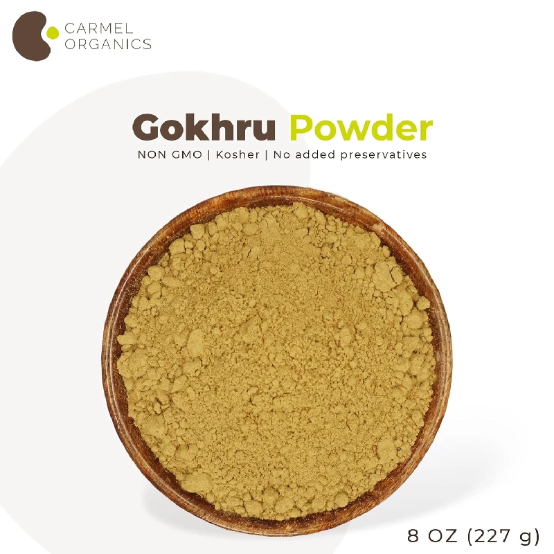 Carmel Organics Gokhru-Gokshura-Tribulus Terrestris Powder - Image 4