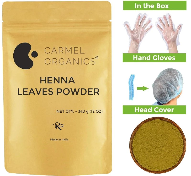 Carmel Organics Henna Leaves Powder - Image 2