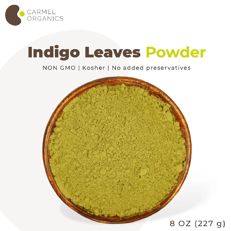 Carmel Organics Indigo Leaves Powder For Hair Colour - Image 7